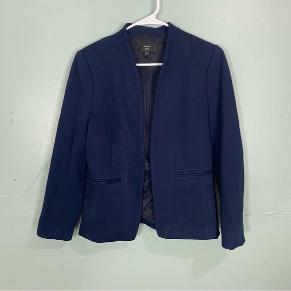 J Crew Going out Blazer blue Sz‎ 8 - Picture 1 of 6